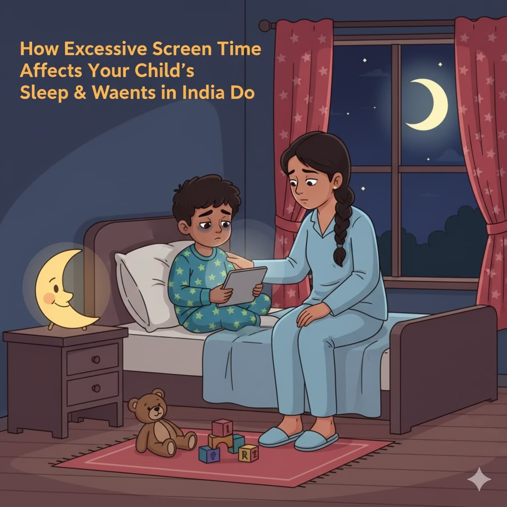 How Excessive Screen Time Affects Your Child’s Sleep & What Parents in India Can Do